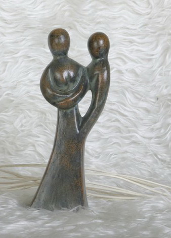 CERAMIC ABSTRACT FIGURINE