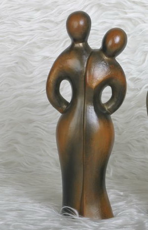 CERAMIC ABSTRACT FIGURINE