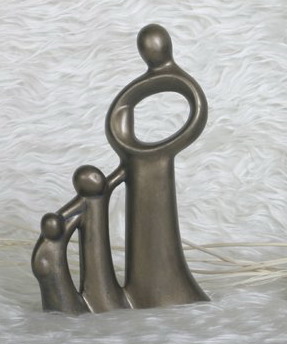 CERAMIC ABSTRACT FIGURINE